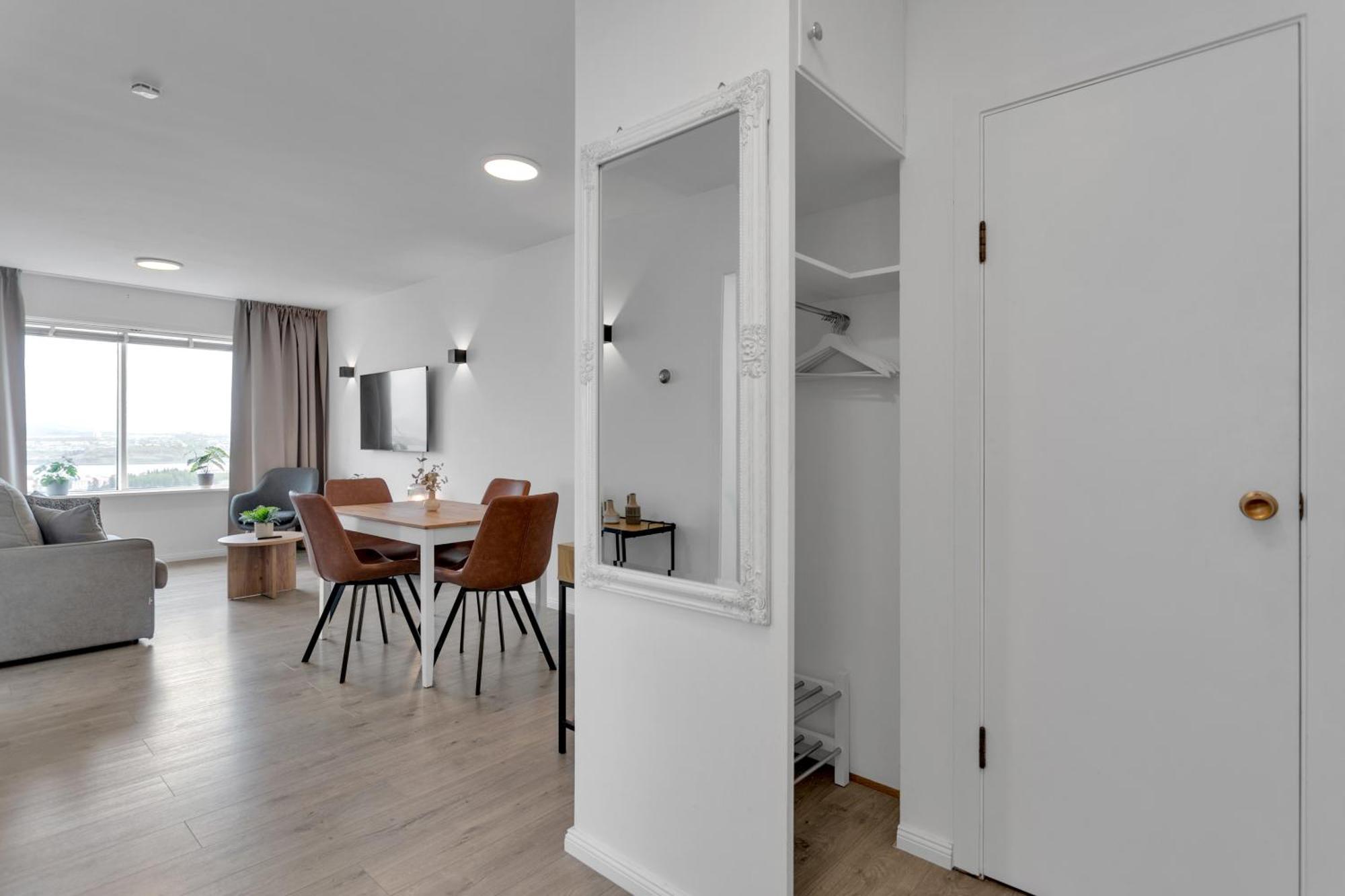Lovely 1 Bedroom Apartment - Perfect Panorama View ريكيافيك المظهر الخارجي الصورة